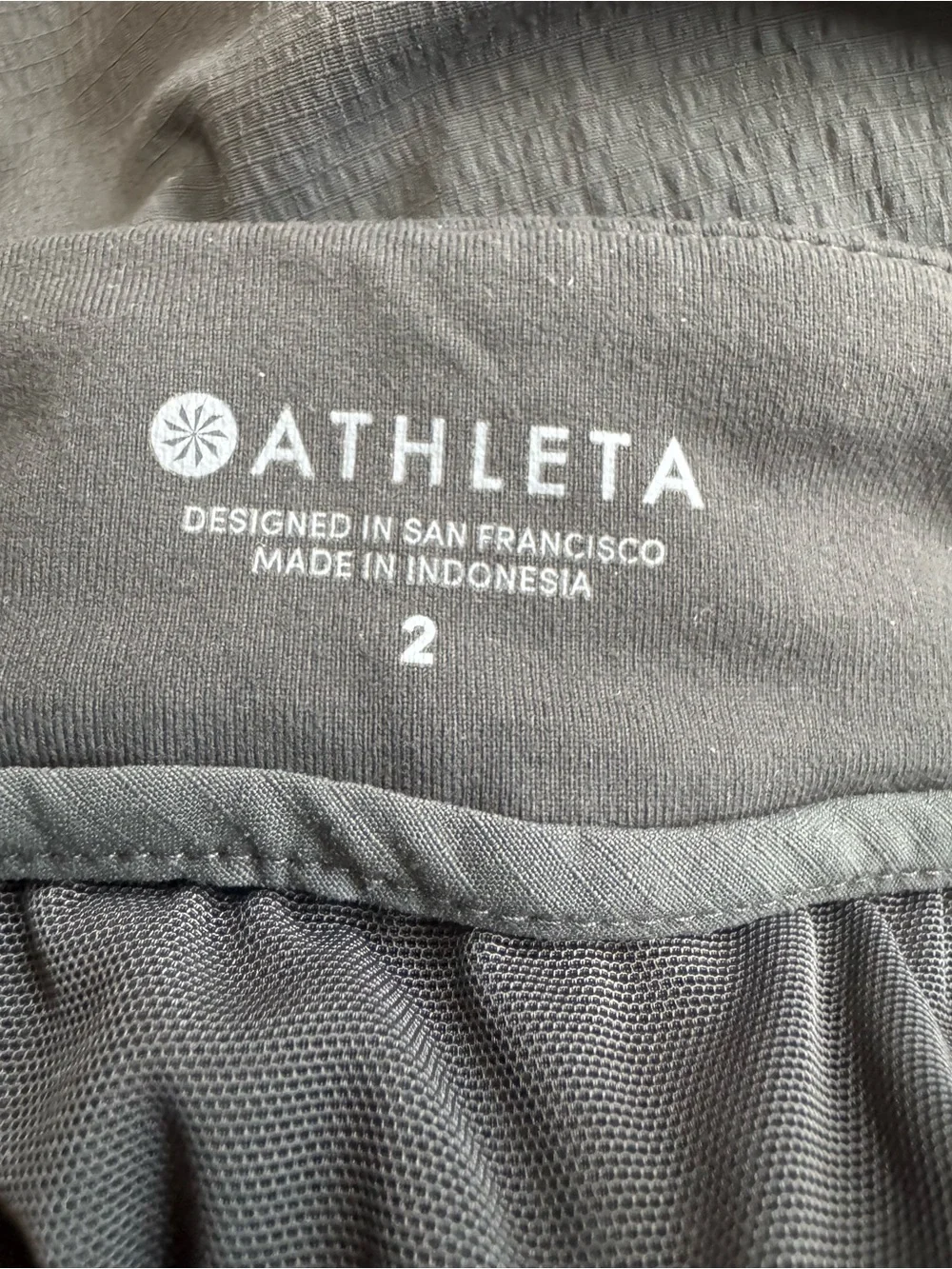 Athleta Women’s Dark Gray Shorts Size 2 Button Casual/Athletic Lightweight - Picture 7 of 8